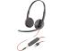 POLY Blackwire 3225 Stereo Wired Headset, USB-A, Black