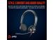 POLY Blackwire 3325 Stereo MS Teams Wired Headset, 3.5mm jack, USB-C/A Adapter, Black