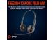 Poly Blackwire 3220 Stereo Wired Headset, USB-C, USB-C/A Adapter, Black