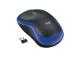 Logitech M185 Wireless Mouse, RF Wireless, 1000 DPI, Black/Blue