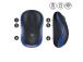 Logitech M185 Wireless Mouse, RF Wireless, 1000 DPI, Black/Blue
