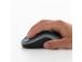 Logitech M185 Wireless Mouse, RF Wireless, 1000 DPI, Black/Blue