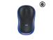 Logitech M185 Wireless Mouse, RF Wireless, 1000 DPI, Black/Blue
