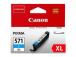 Canon CLI-571XLC (0332C001) Ink Cartridge, Cyan
