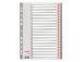Divider Esselte PP, A4, numbers 1-31, plastic