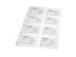 Sleeve Esselte, A4, 105 microns, for business cards, 8 pockets 10pcs. 0810-004