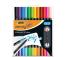 BIC Intensity Dual Tip Felt pens 2 in 1, 12 colours