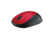 Logitech M235 Wireless Mouse, RF Wireless, 1000 DPI, Red/Black