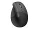 Logitech Lift Vertical for Business Wireless Mouse RF Wireless + Bluetooth, 4000 DPI, Graphite