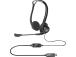 Logitech PC 960 Wired Headset, USB-A, Black