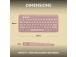 Logitech Pebble Keys 2 K380s Wireless Keyboard, RF Wireless+Bluetooth, US INT, Tonal Rose