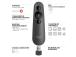 Logitech R500s Laser Presentation Remote, Graphite