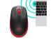 Logitech M190 Full-Size Wireless Mouse, RF Wireless, 1000 DPI, Red (SPEC)