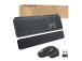 Logitech MX Keys Combo for Business Gen 2 Wireless Keyboard + Mouse +Palm Rest, US Int, Graphite