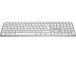 Logitech MX Keys S for Mac Wireless Keyboard, RF Wireless+Bluetooth, Illuminated, US Int, Pale Grey