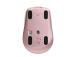 Logitech MX Anywhere 3S Mouse - RF Wireless + Bluetooth, Laser, 8000 DPI, Rose