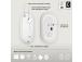 Logitech Pebble 2 M350s Wireless Mouse, RF Wireless + Bluetooth, 4000 DPI, Tonal White