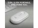 Logitech Pebble 2 M350s Wireless Mouse, RF Wireless + Bluetooth, 4000 DPI, Tonal White