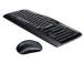 Logitech MK330 Wireless Combo Wireless Keyboard + Mouse, RF Wireless, RUS, Black