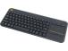 Logitech K400 Plus Touch Wireless Keyboard, RF Wireless, US, Black