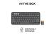 Logitech Pebble Keys 2 K380s Wireless Keyboard, RF Wireless + Bluetooth, US INT, Tonal Graphite