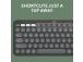 Logitech Pebble Keys 2 K380s Wireless Keyboard, RF Wireless + Bluetooth, US INT, Tonal Graphite