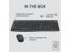 Logitech MK370 Combo for Business Wireless Keyboard + Mouse, RF Wireless+Bluetooth, US Int, Graphite