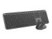 Logitech Signature Slim Combo MK950 for Business Wireless Keyboard + Mouse, US Int, Graphite