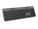 Logitech Signature Slim Solar+ K980 Wireless Keyboard, RF Wireless+Bluetooth, US Int, Graphite