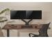Up Up Premium Dual-Screen Monitor Arm 17-32'', VESA 75x75, 100x100, Matte Black