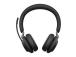 Jabra Evolve2 65 UC Stereo Headset Wireless Head-band Office/Call center USB Type-A Bluetooth Black