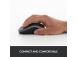 Logitech M185 Wireless Mouse, RF Wireless, 1000 DPI, Black/Grey