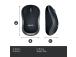 Logitech M185 Wireless Mouse, RF Wireless, 1000 DPI, Black/Grey