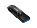 SanDisk Ultra Dual Drive Go USB Flash Drive 128GB, USB-C/USB-A 3.2 Gen 1, Black