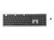 Kensington KB535 EQ Rechargeable Multi-Device Full Size Keyboard RF+BT, US, Space Grey
