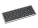 Kensington KB435 EQ Rechargeable Multi-Device Compact Keyboard RF+BT, US, Space Grey