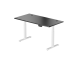 Adjustable Height Table Up Up Thor White, Table top L Black