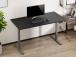 Adjustable Height Table Up Up Bjorn Gray, Table top L Black