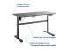 Adjustable Height Table Up Up Balder Black (SPEC)