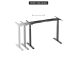 Adjustable Height Table Frame Up Up Bjorn, Black