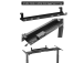 Adjustable Height Table Frame Up Up Bjorn, Black
