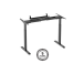 Adjustable Height Table Frame Up Up Bjorn, Black