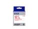 Epson LK-4WRN (C53S654011) Label Cartridge Standard, Red on White 12mm (9m)