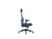 Up Up Ankara ergonomic office chair Black, Blue fabric