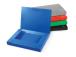 Folder-case with rubbers Forpus, A4 / 30 mm, plastic, blue