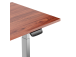 Adjustable Height Table Up Up Bjorn Gray, Table top M Dark Walnut