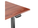 Adjustable Height Table Up Up Thor Black, Table top L Dark Walnut