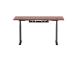 Adjustable Height Table Up Up Thor Black, Table top L Dark Walnut