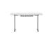 Adjustable Height Table Up Up Bjorn Gray, Table top M White