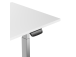 Adjustable Height Table Up Up Bjorn Gray, Table top M White
